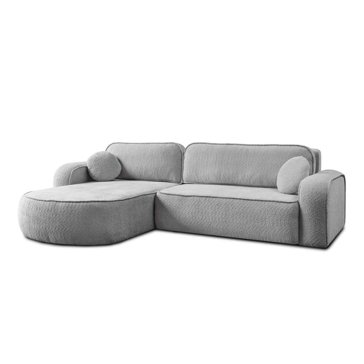 Rozkładany narożnik VENUS II z pojemnikiem na pościel, Coral 75