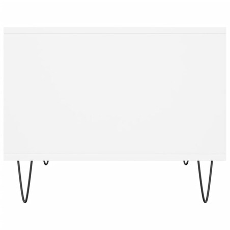 vidaXL Stolik kawowy, biały, 60x50x40 cm, materiał drewnopochodny