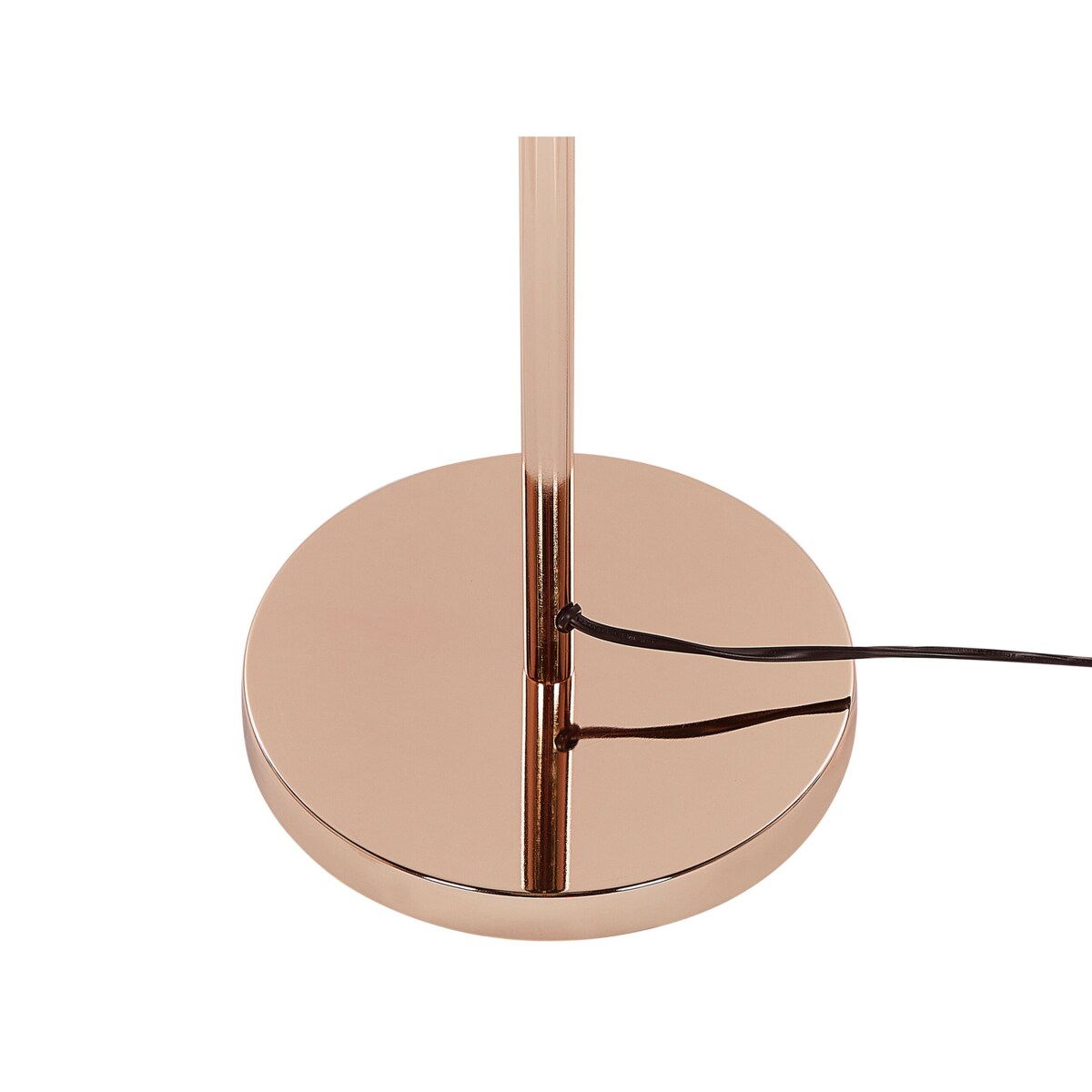 Lampa podłogowa metalowa miedziana SENETTE