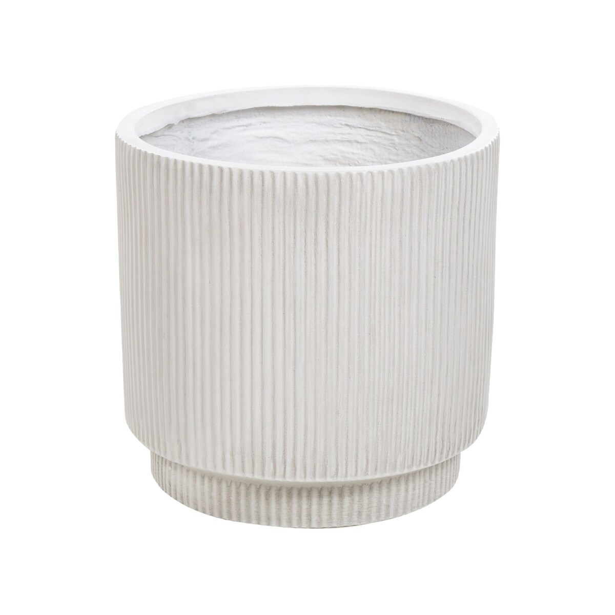 Doniczka ⌀ 37 cm złamana biel DARIA