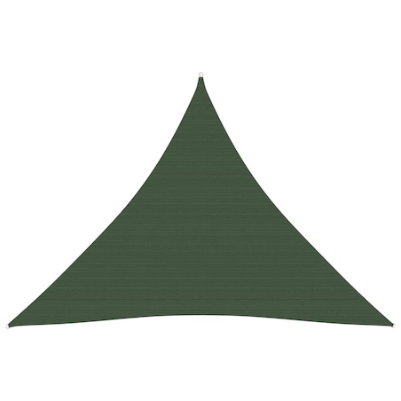 vidaXL Żagiel przeciwsłoneczny, 160 g/m², ciemnozielony, 5x5x5 m, HDPE