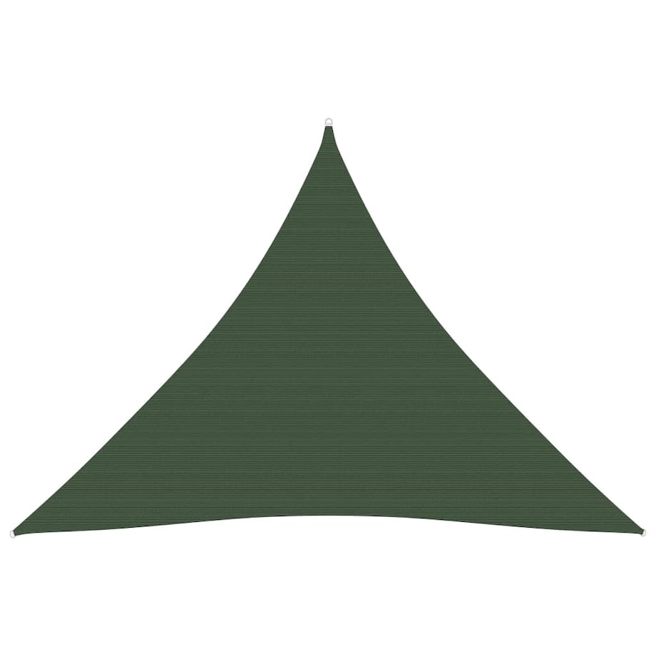 vidaXL Żagiel przeciwsłoneczny, 160 g/m², ciemnozielony, 5x5x5 m, HDPE