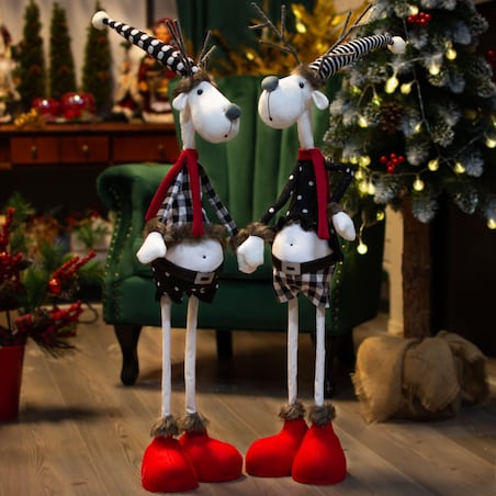 Renifer świąteczny łoś skrzat gnom dekoracja świąteczna