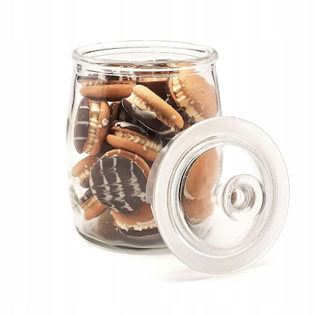 Słoik szklany z uszczelką 2 L na suszone owoce ciastka mąkę makaron ogórki