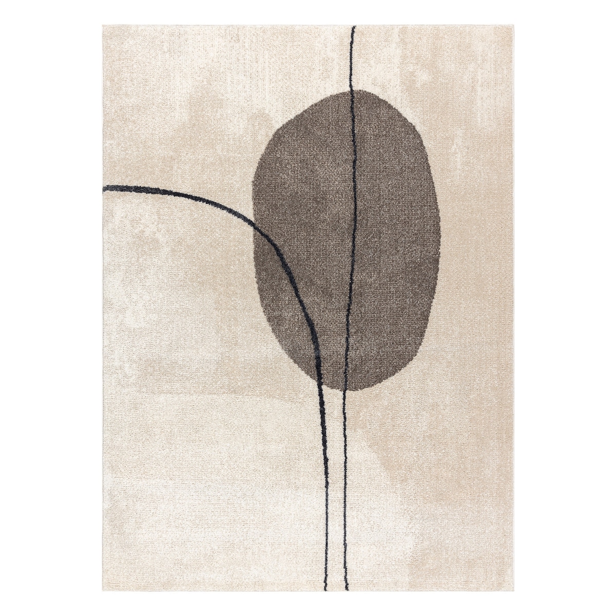 Dywan FUSION 0808 krem / beż - Geometryczny, 240x330 cm