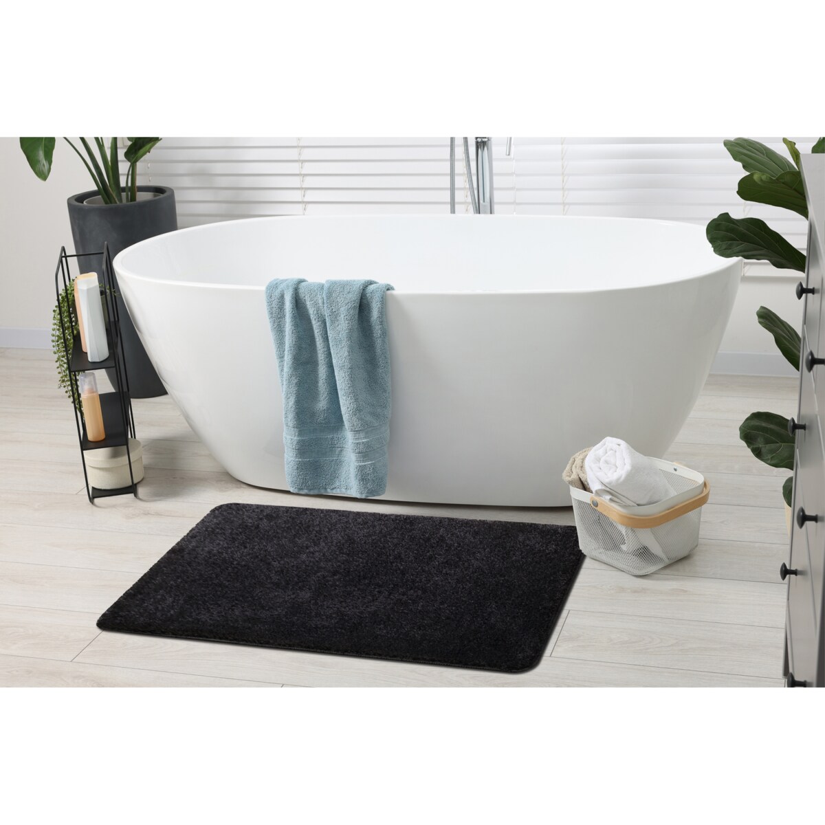 Dywan łazienkowy SANTA jednolity, 60x100 cm