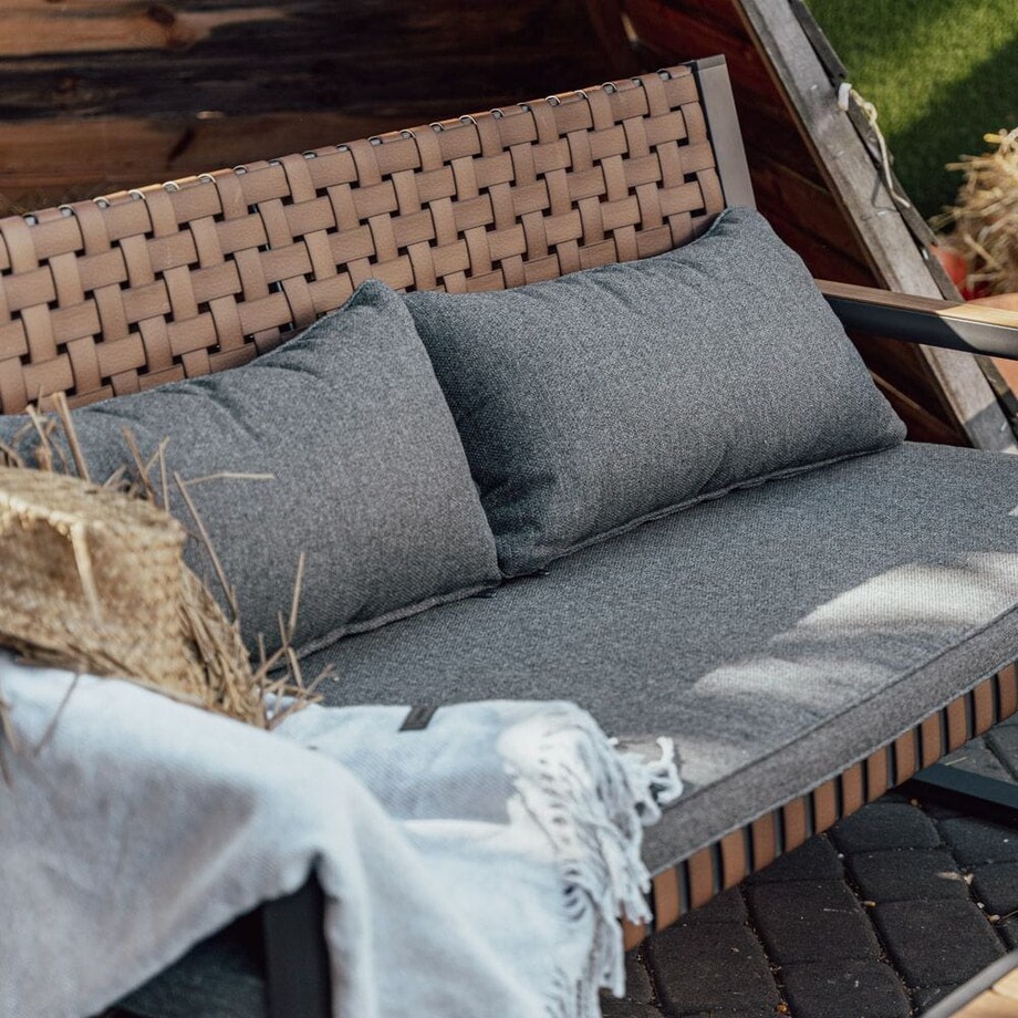 ZESTAW MEBLI OGRODOWYCH TEXAS Z SOFĄ I FOTELAMI