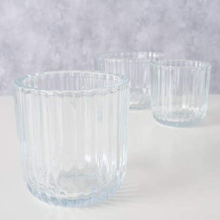 Słoiczki na tealighty SIKEL, 3 szt. Ø 7-10 cm