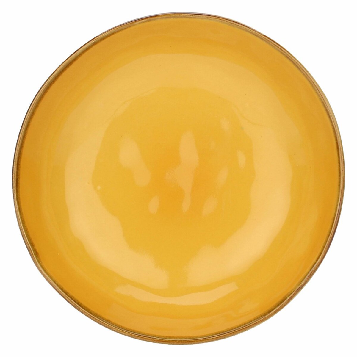 Zestaw 4 talerzy do zupy Concerto Ocra - Żółty, 21 cm