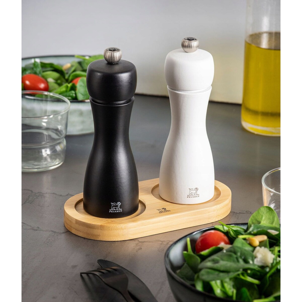 PODSTAWKA pod MŁYNKI Bambusowa Peugeot