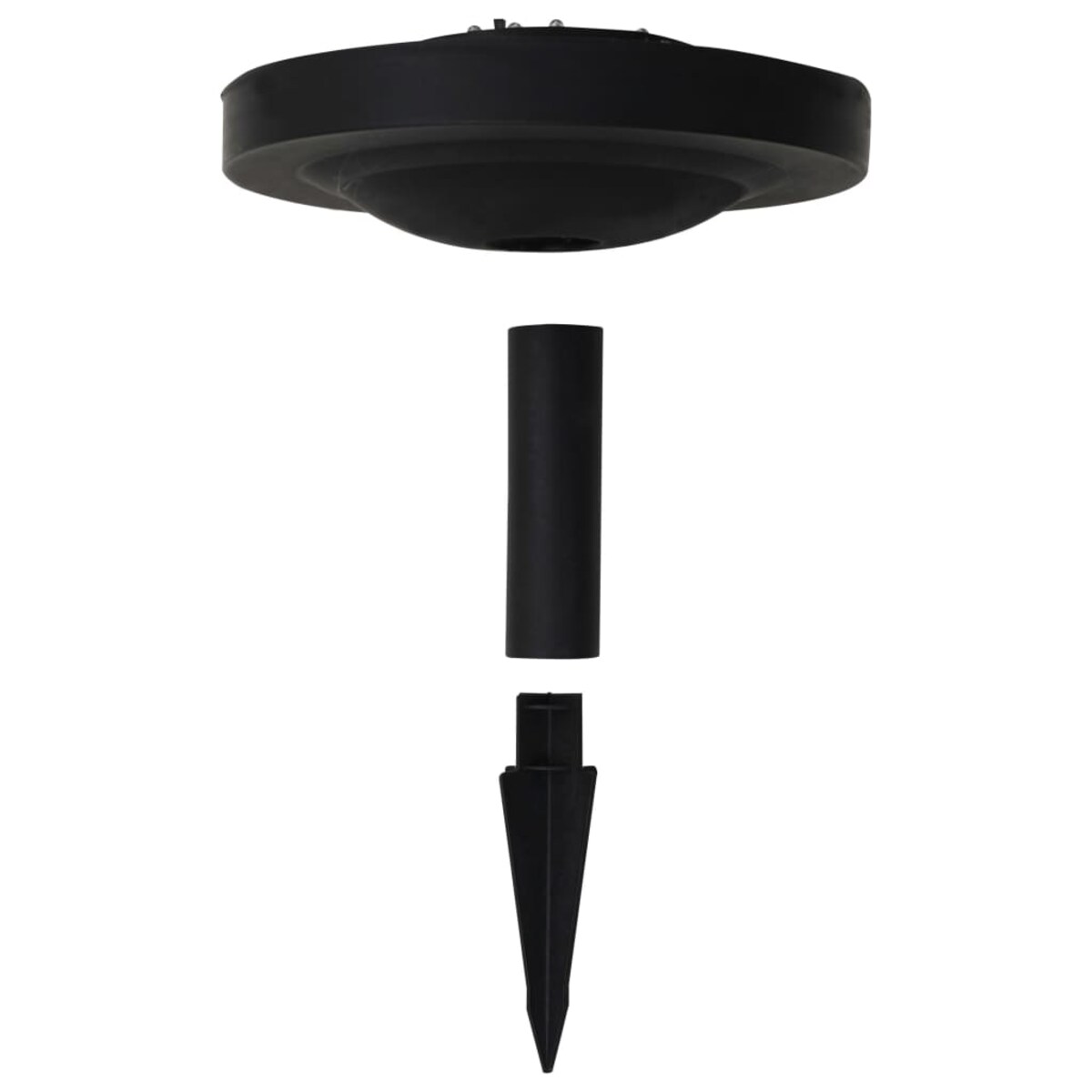 vidaXL Lampy solarne do ogrodu, 2 szt., LED, kuliste, 50 cm, RGB