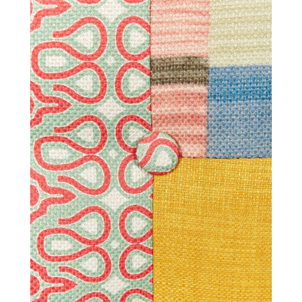 Fotel patchwork wielokolorowy MELBY