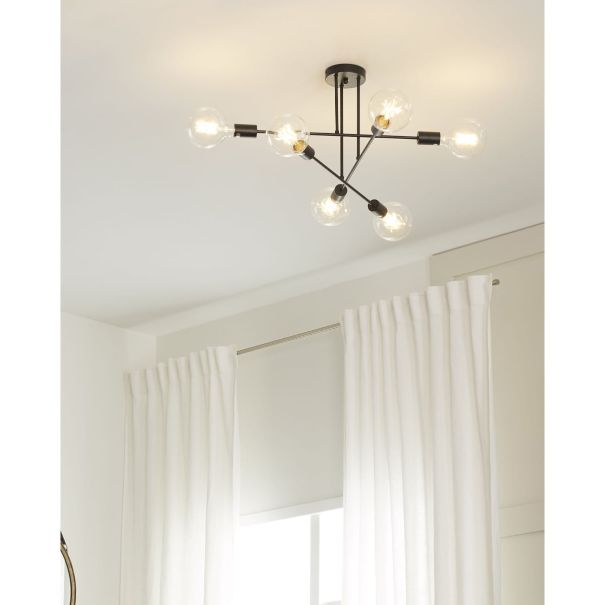 Lampa sufitowa KIDANE Metal Czarny