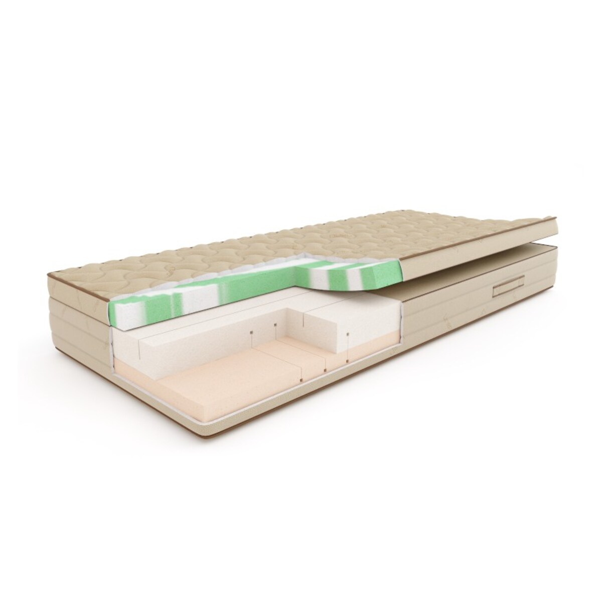 SLEEPMED NATURA PLUS - materac naturalny, piankowy