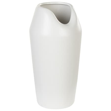 Wazon dekoracyjny APAMEA Kamionka 33 cm Biały