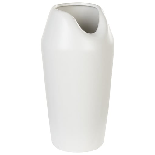Wazon dekoracyjny APAMEA Kamionka 33 cm Biały