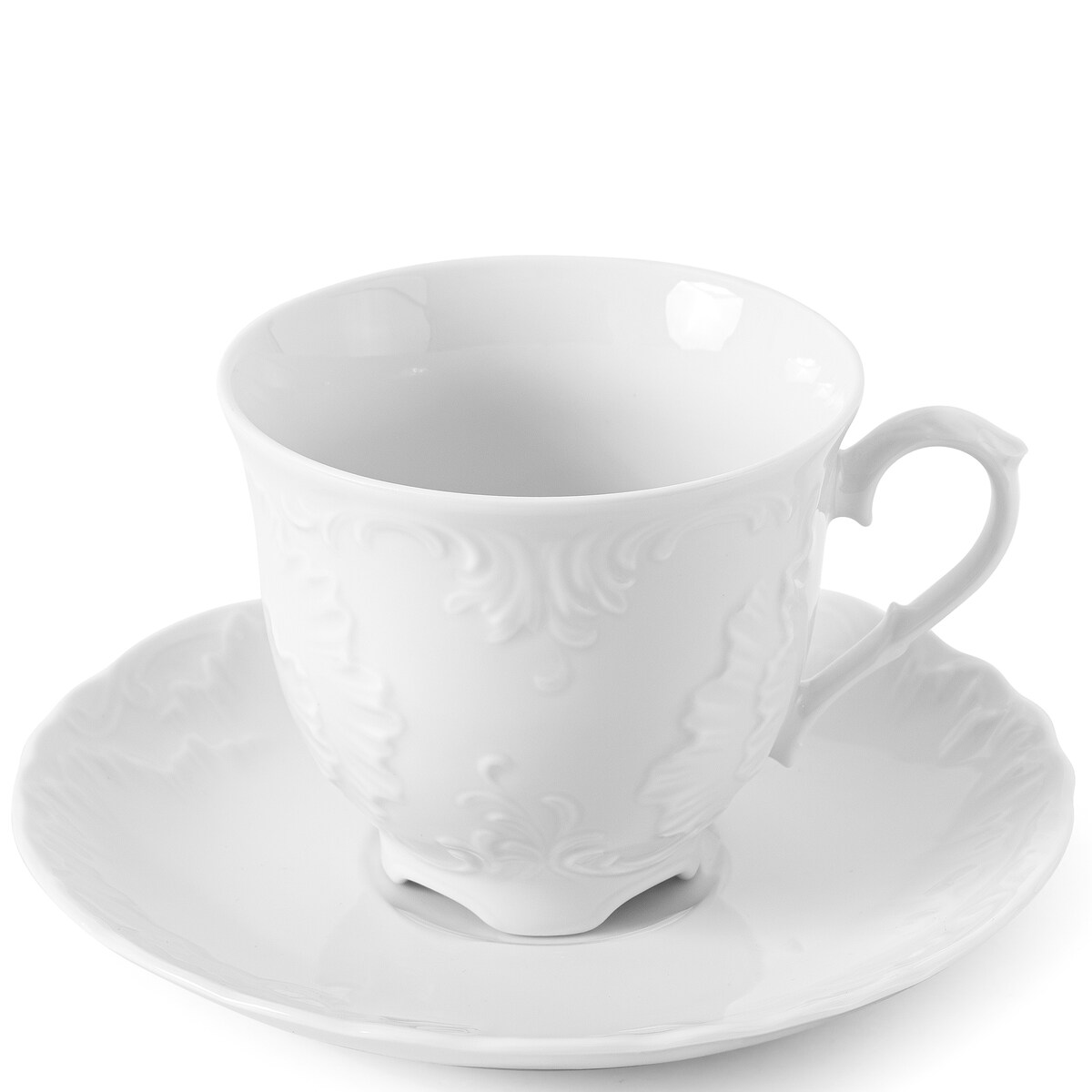 Konsimo ROCOCO MARIA Filiżanka do herbaty ze spodkiem 6 szt.