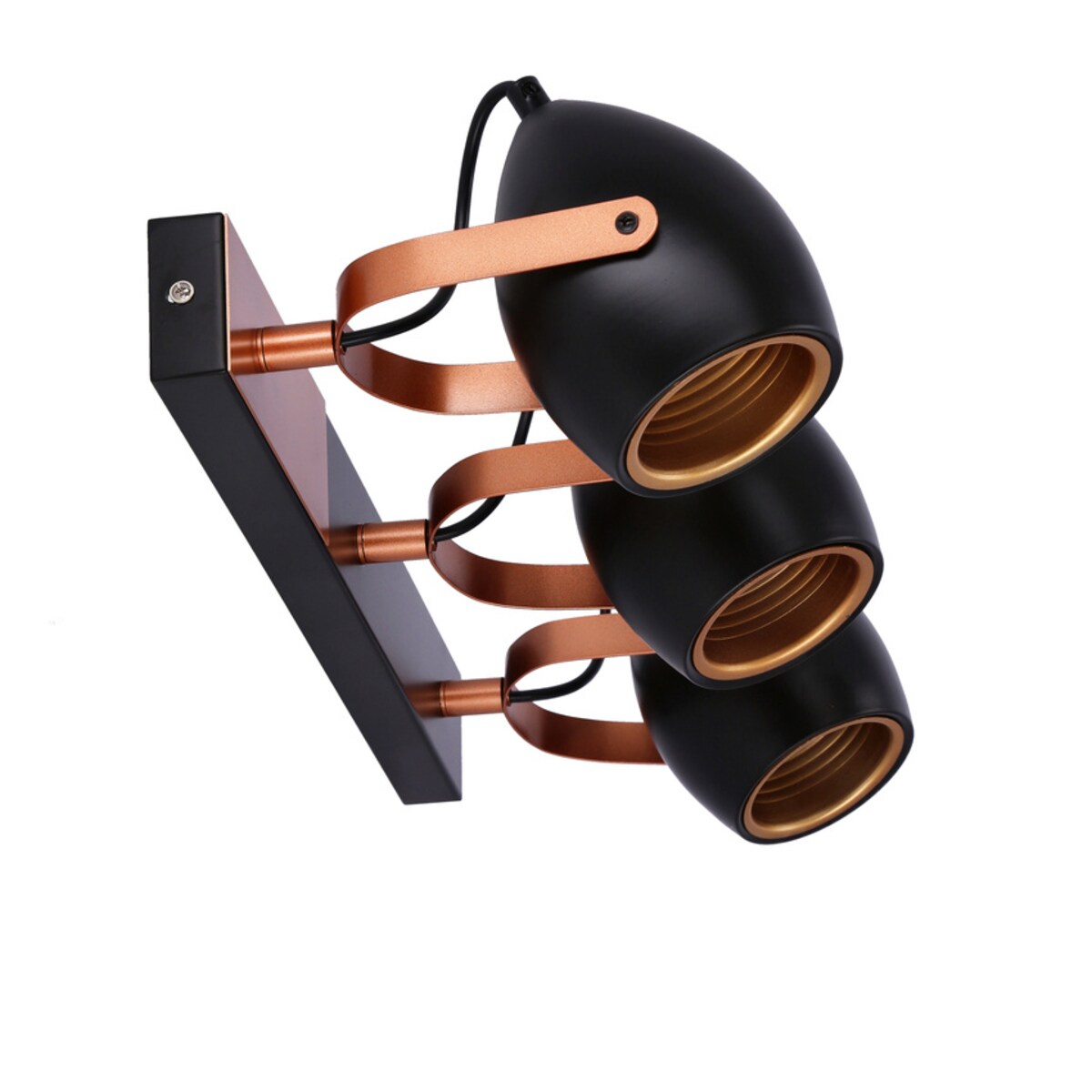 Potrójna lampa sufitowa Anica 93-82589 Candellux regulowana czarna