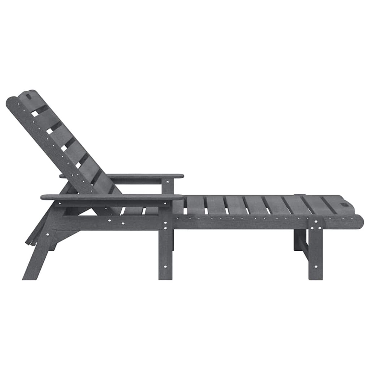 vidaXL Meble wypoczynkowe do ogrodu 2 pcs Jasnoszary 53 x 195.5 x 30cm