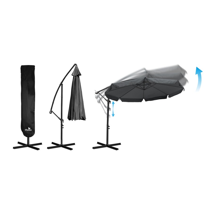 Parasol ogrodowy z wysięgnikiem pokrowiec 8 segmentów ø 350cm Plonos