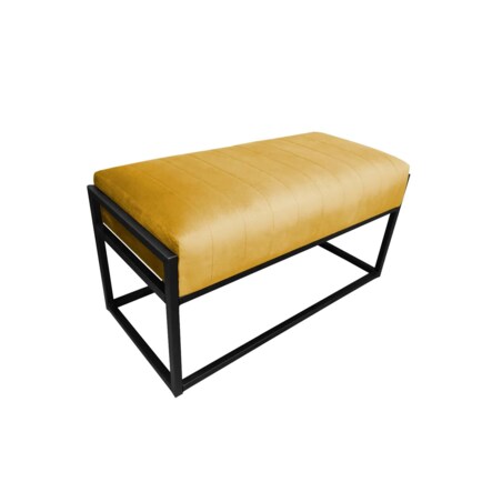 Ławka LILU MG VELVET musztardowa/curry