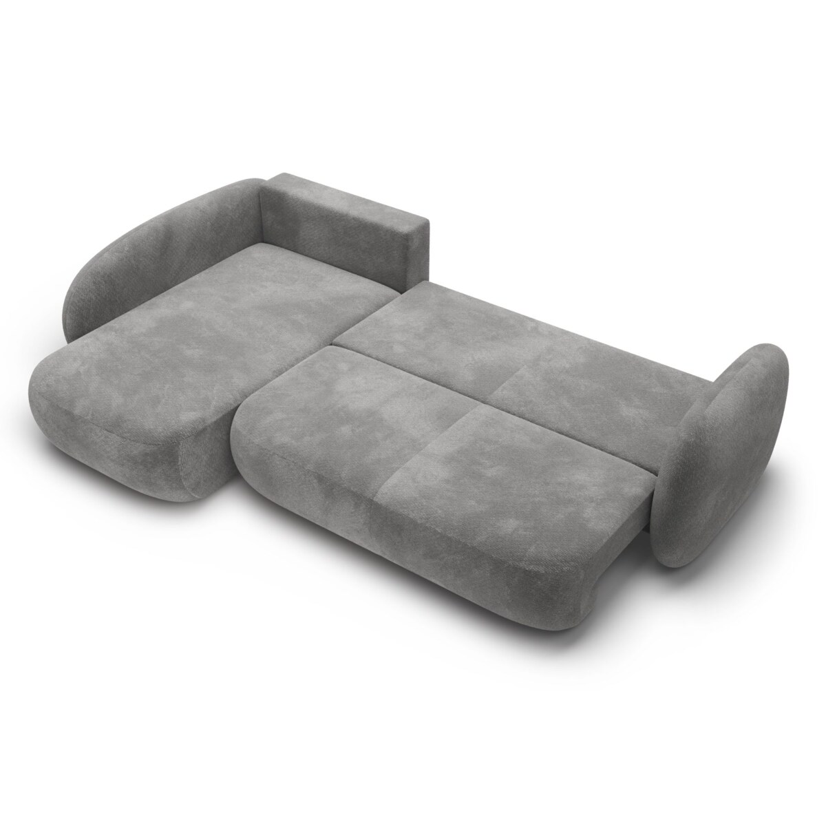 Nowoczesny Narożnik rozkładany OLIVIO II, lewy, ciemno-szary