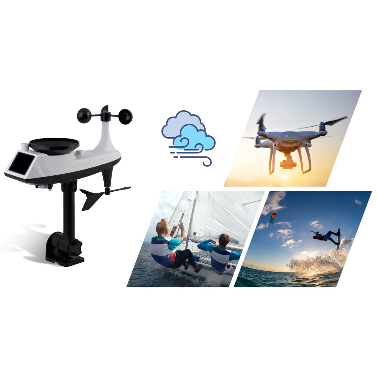 Bezprzewodowa stacja pogodowa pogody higrometr Berdsen