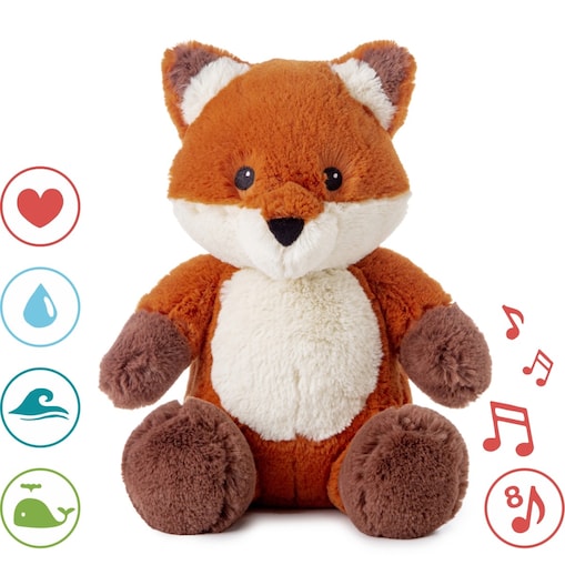 Szumiący lisek z pozytywką - Cloud b® Frankie the Fox™