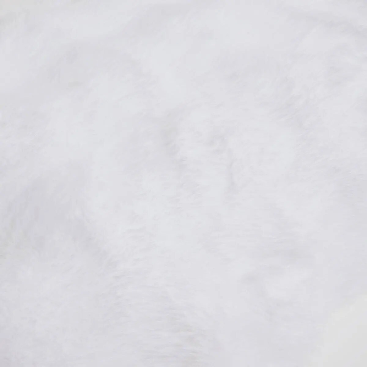 Poduszka pluszowa 3D, futrzana, biała, 50x80 cm, Zephy