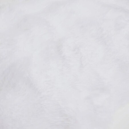 Poduszka pluszowa 3D, futrzana, biała, 50x80 cm, Zephy