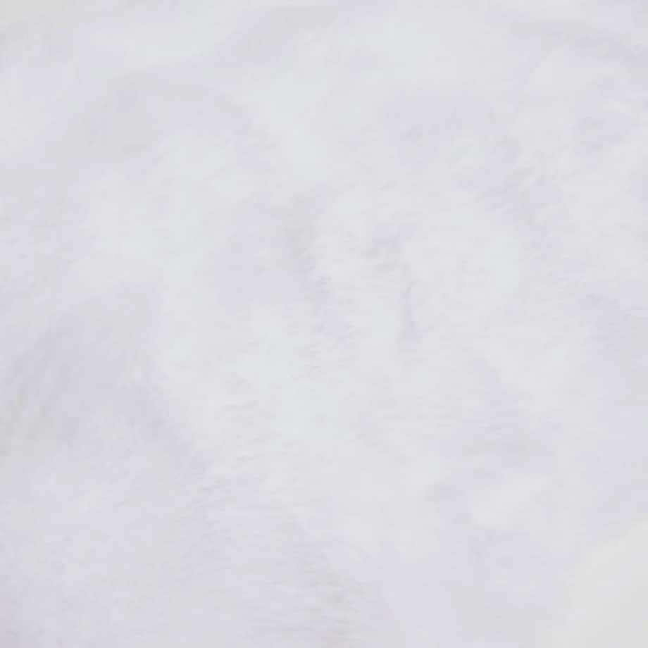 Poduszka pluszowa 3D, futrzana, biała, 50x80 cm, Zephy