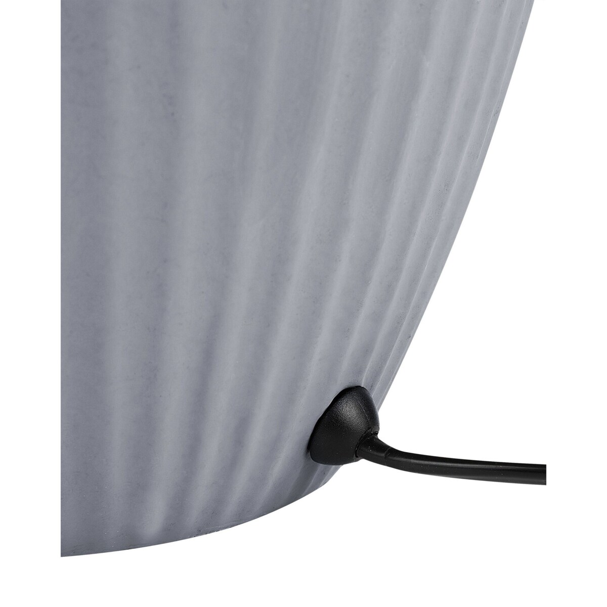 Lampka nocna ceramiczna szara FERGUS