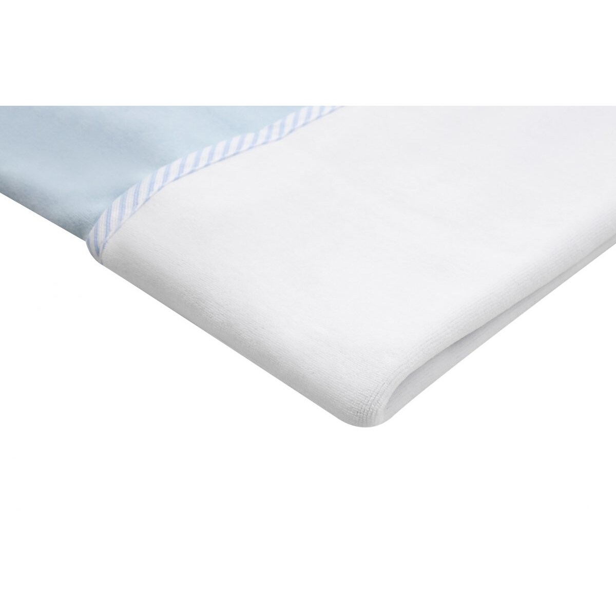 Kocyk błękitny dwustronny z emblematem