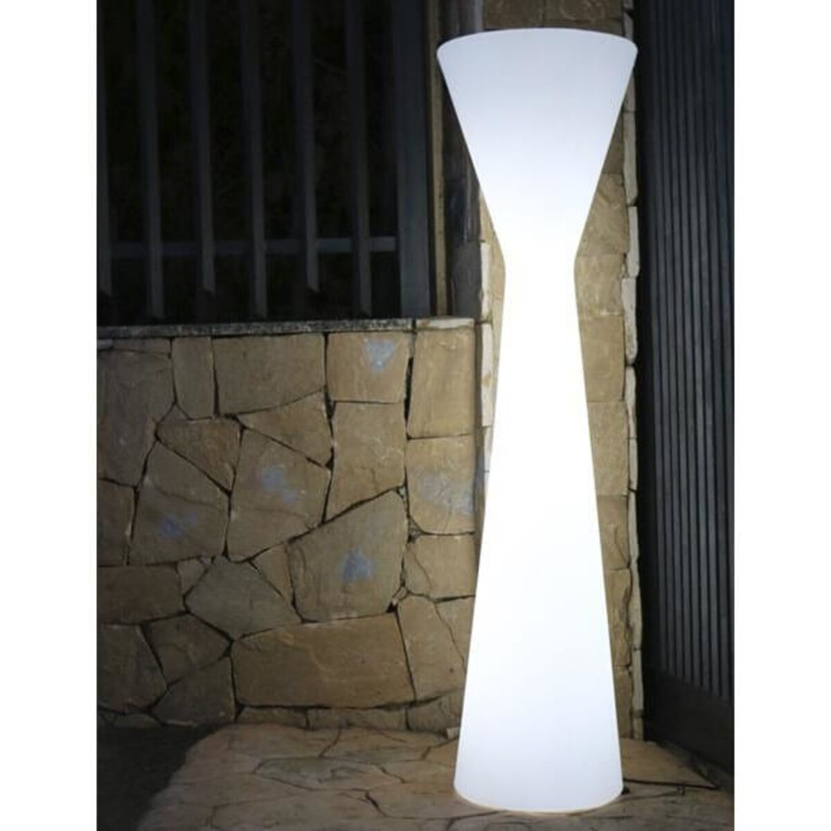 Podłogowa lampa Konika LUMKN170OFNW King Home LED 20W 6000K IP65 słupek biała