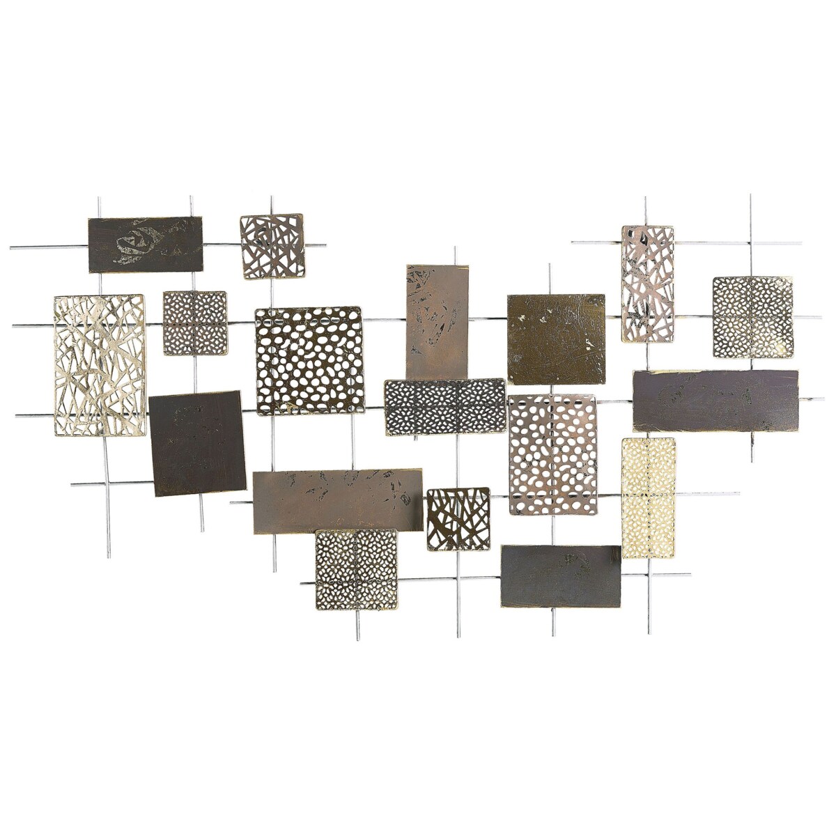 Dekoracja ścienna złota ASTATINE