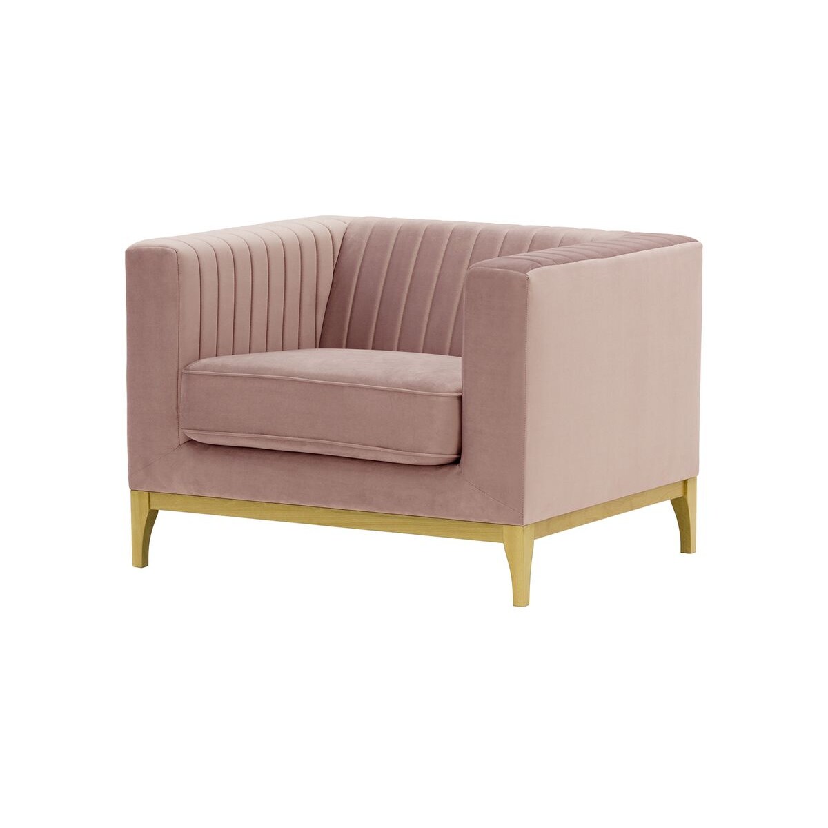 Fotel Slender Wood-Velluto 14-like oak