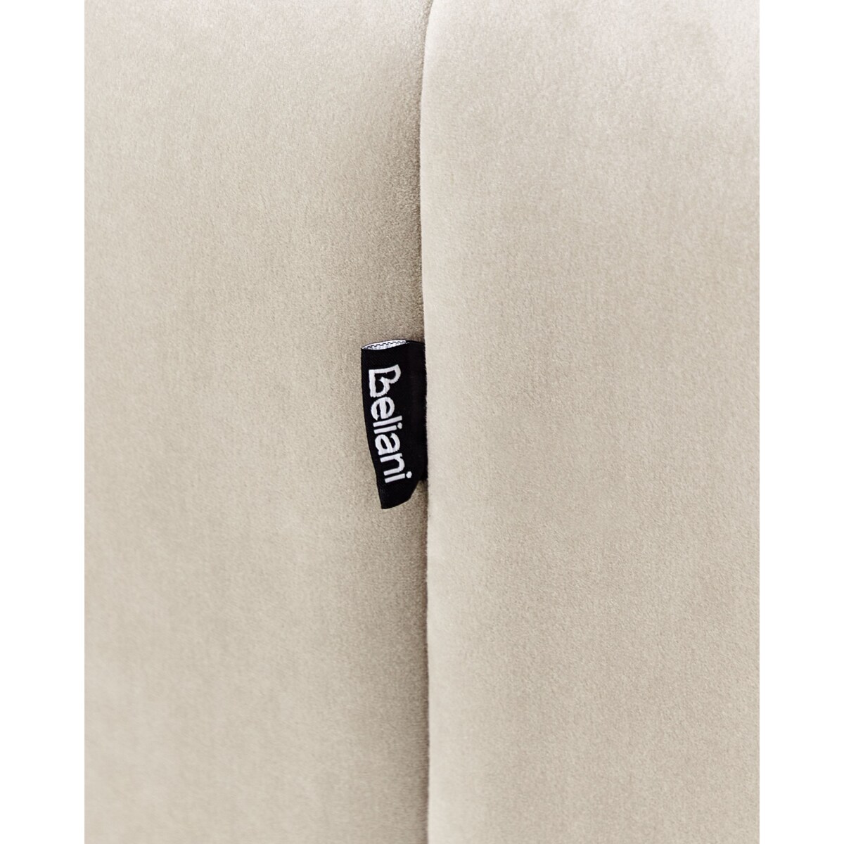 Fotel MALUNG Welur Beżowy