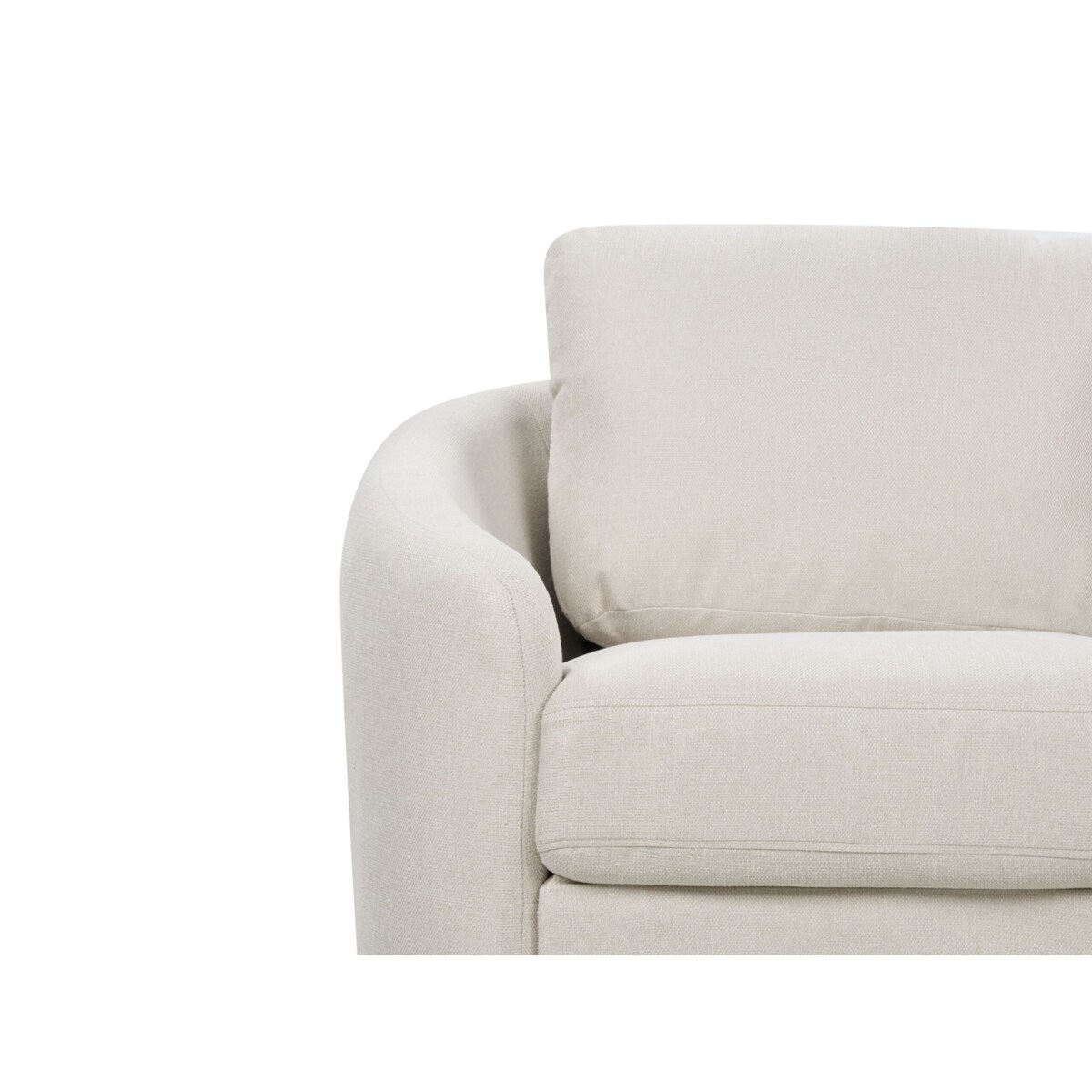 Sofa TROSA Beżowy dla 3 osób