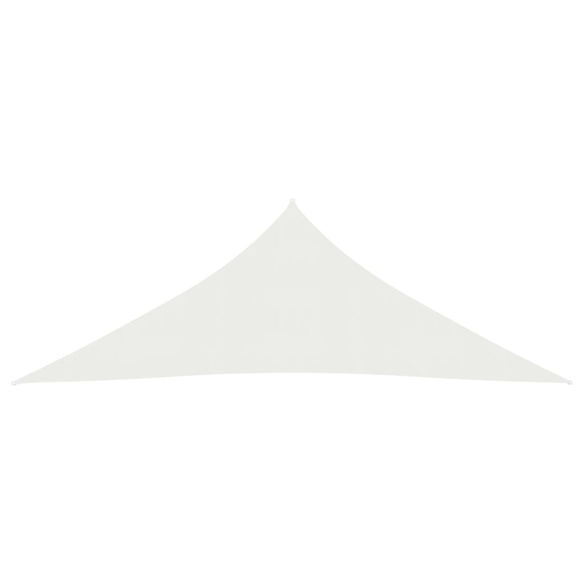 vidaXL Żagiel przeciwsłoneczny, 160 g/m², biały, 3x3x3 m, HDPE