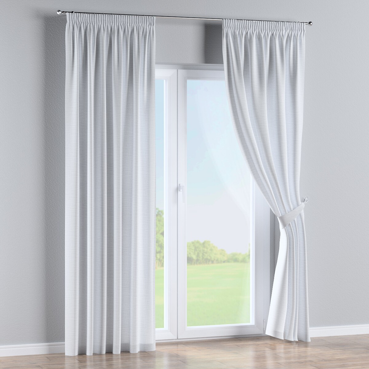 Zasłona na taśmie marszczącej 1 szt. 130x245 biały