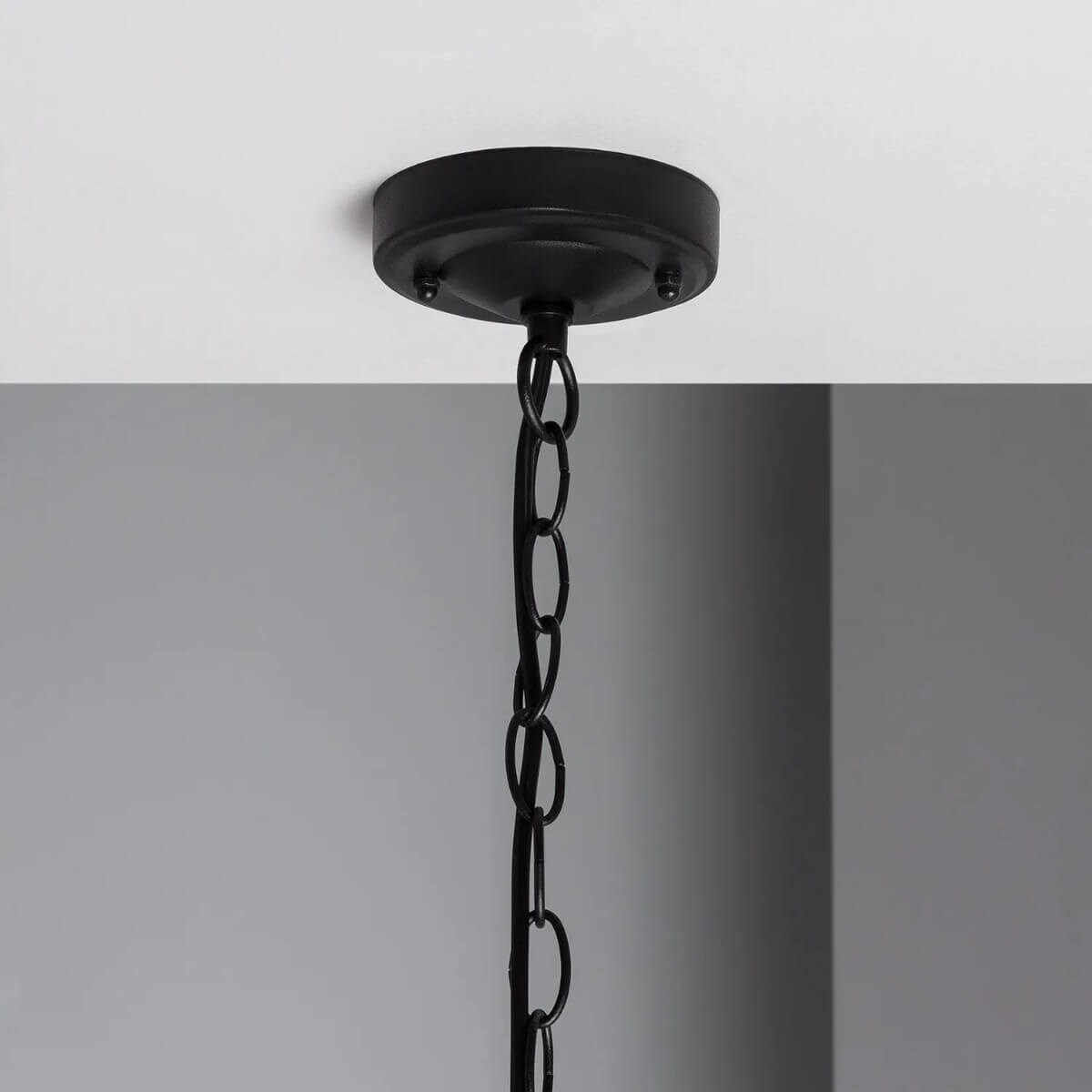 Wisząca lampa na taras Retro ABR-RRF-E27 Abruzzo IP54 czarny przezroczysty