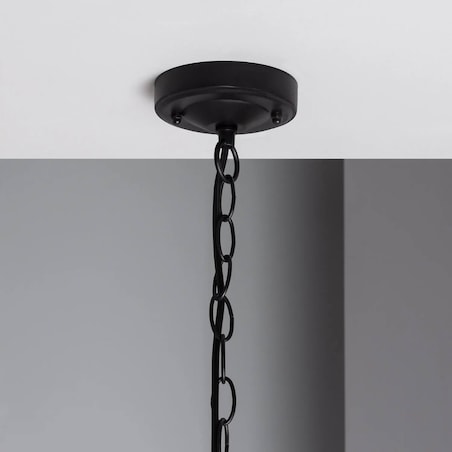 Wisząca lampa na taras Retro ABR-RRF-E27 Abruzzo IP54 czarny przezroczysty