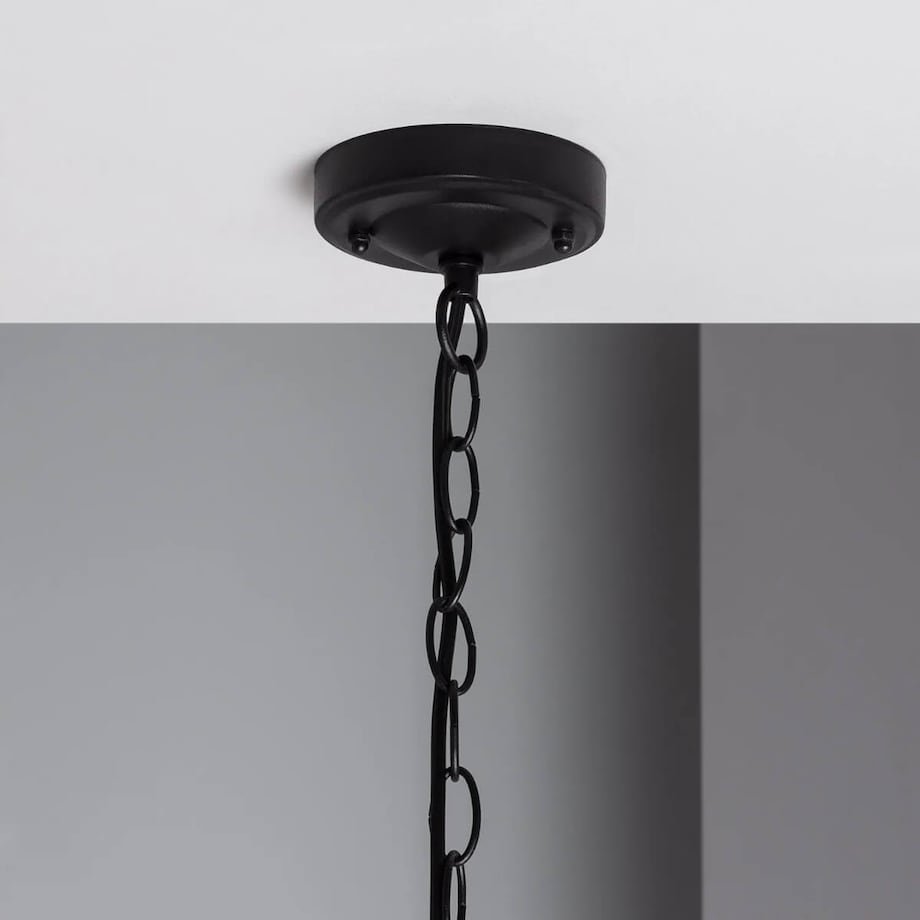 Wisząca lampa na taras Retro ABR-RRF-E27 Abruzzo IP54 czarny przezroczysty