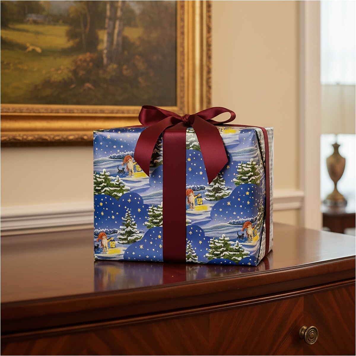 Papier do pakowania prezentów 20 METRÓW MEGAROLKA Świąteczny Do Paczek Ozdobny