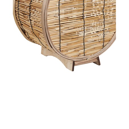 Lampion rattanowy 30 cm naturalny BISTAL