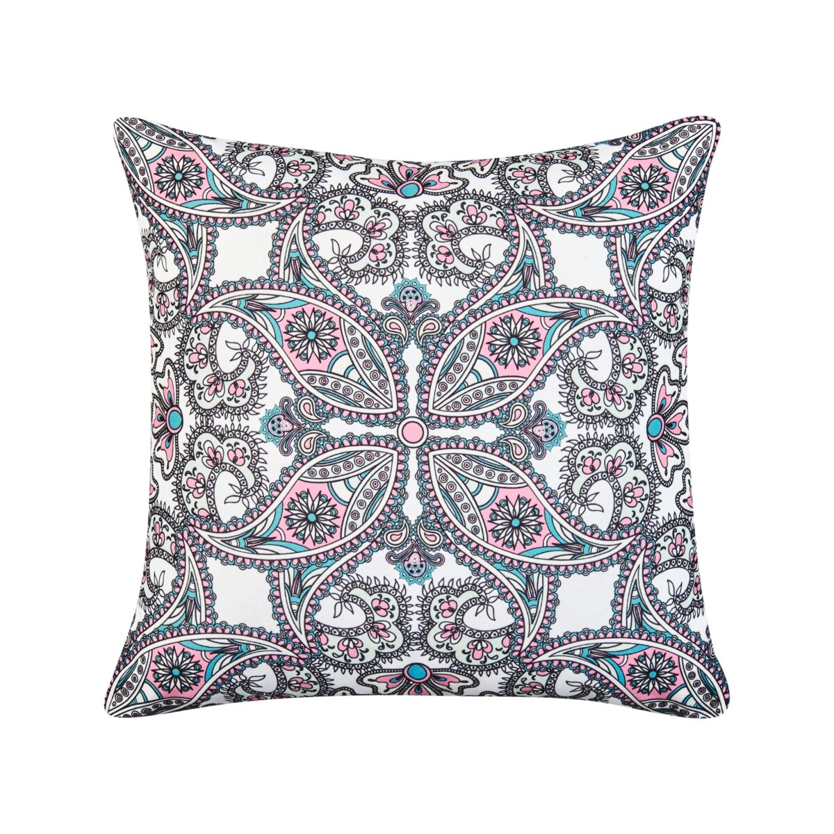 Zestaw 3 poduszek ogrodowych TIDE Jednolity Wzór orientalny 45 x 45 cm Kolorowy