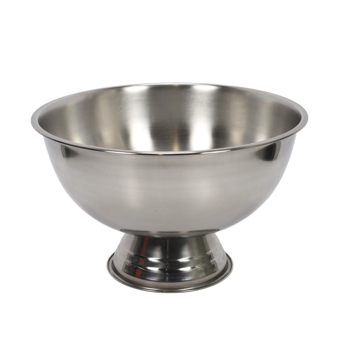 Miska ze stali nierdzewnej - na owoce, poncz - 38 cm, matowa