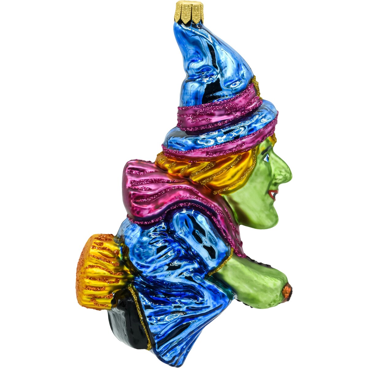 Bombka choinkowa: Wiedźma na miotle