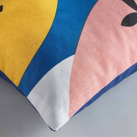 Bawełniana poduszka ozdobna z nadrukiem PAPAYA, 45 x 45 cm