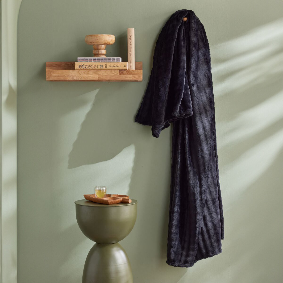 Koc z tłoczonym wzorem, 130 x 180 cm, DOUCELIN